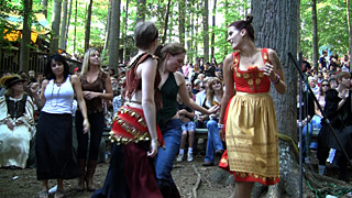 Dancing to Rogues at Renaissance Oktoberfest